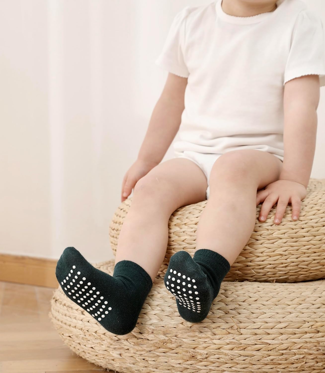 Thumbnail 2 de JAKIDAR 12 Pack Baby Toddler Socks Non Slip