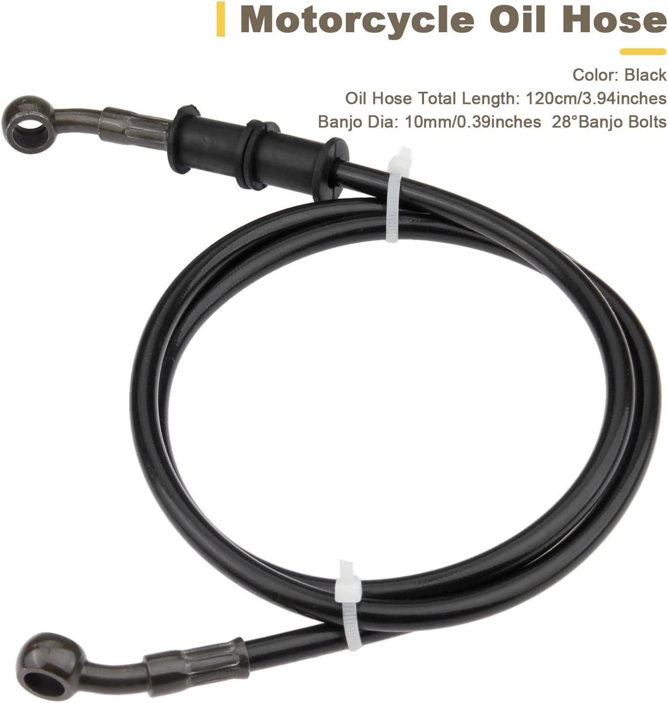 Detalle 2 de Mtsooning Motorcycle Hydraulic Clutch Line, 120 cm