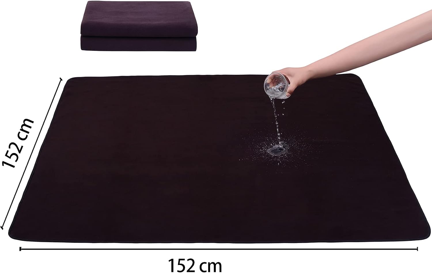 Detalle 2 de Heavy Absorbent Washable Pee Pads 152x152 cm