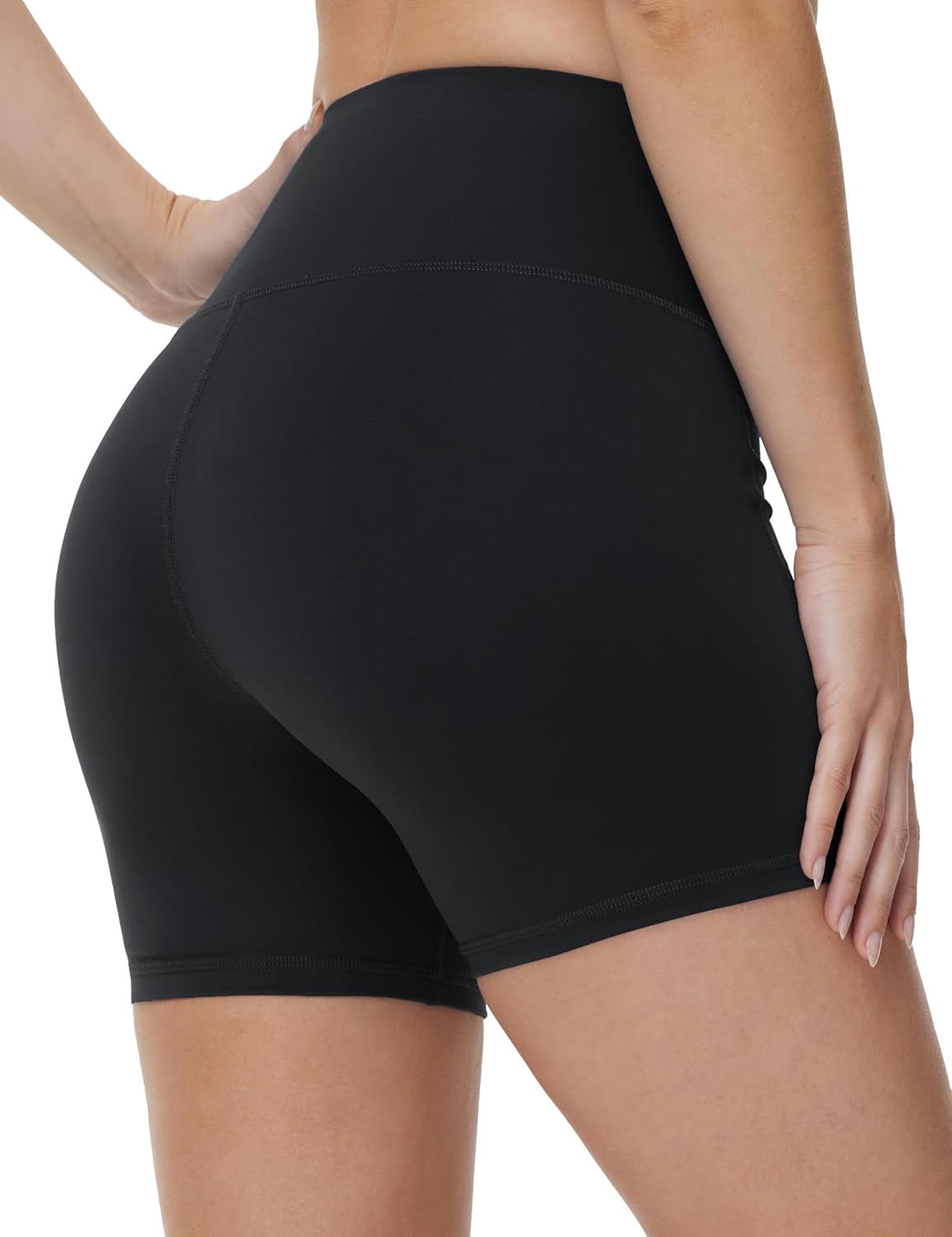 Thumbnail 6 de THE GYM PEOPLE Women’s High Waist Yoga Shorts with Tummy Control Compression