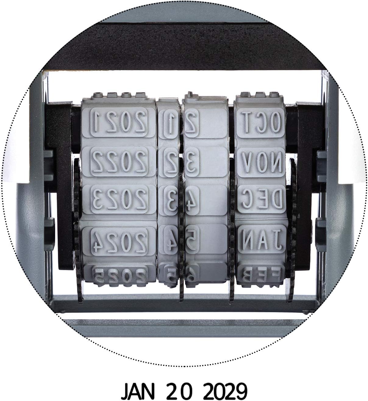 Thumbnail 2 de Amazon Basics Self-Inking Date Stamp for Office Documents (Rectangular, 2.56" x 1.69" x 4.13")