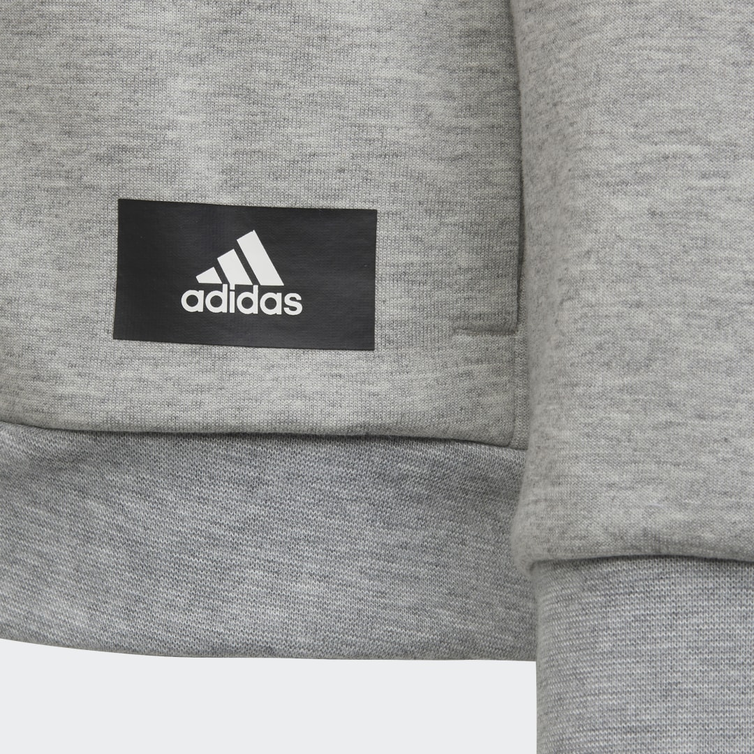 Detalle 2 de Chaqueta con capucha Future Icons 3 bandas de Adidas