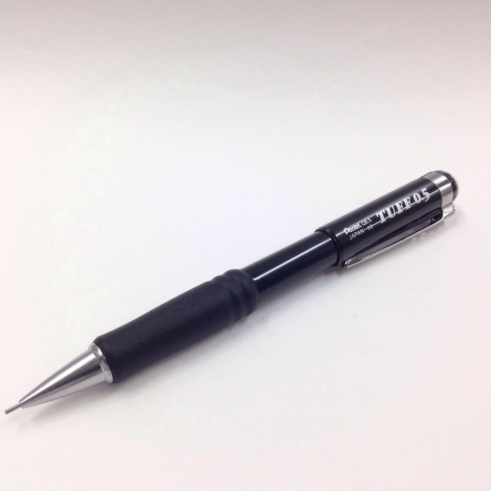 Detalle de ぺんてる タフ XQE5-A シャープペン 0.5mm ブラック 5本セット