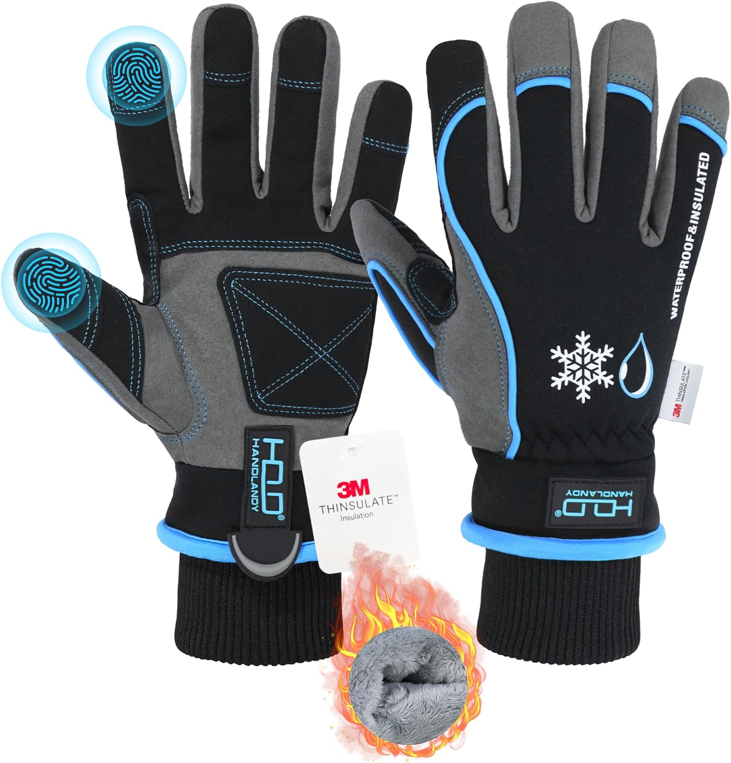 Detalle de Waterproof Winter Gloves