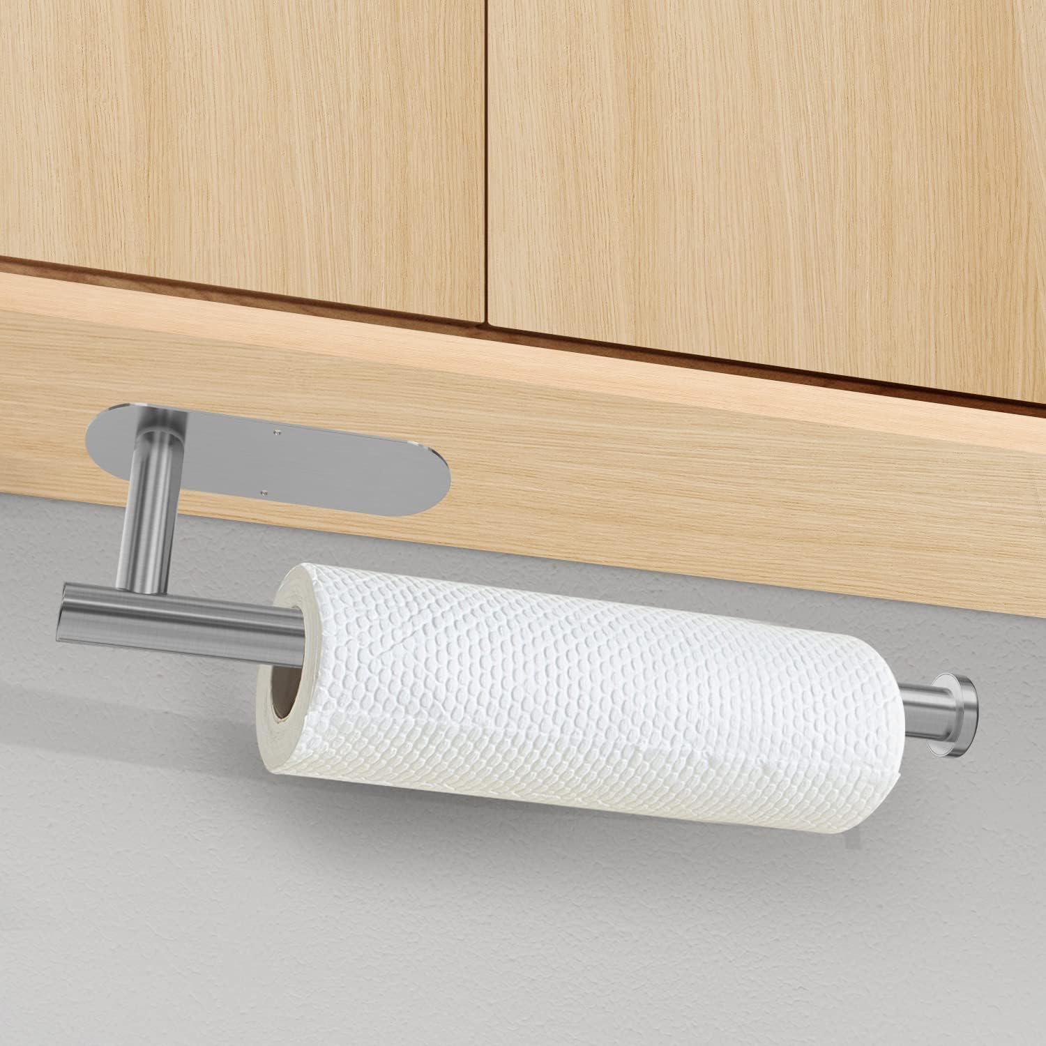 Detalle de DEKAVA PTH-ALL1 Paper Towel Holder, SUS304 Stainless Steel, Adhesive Mount