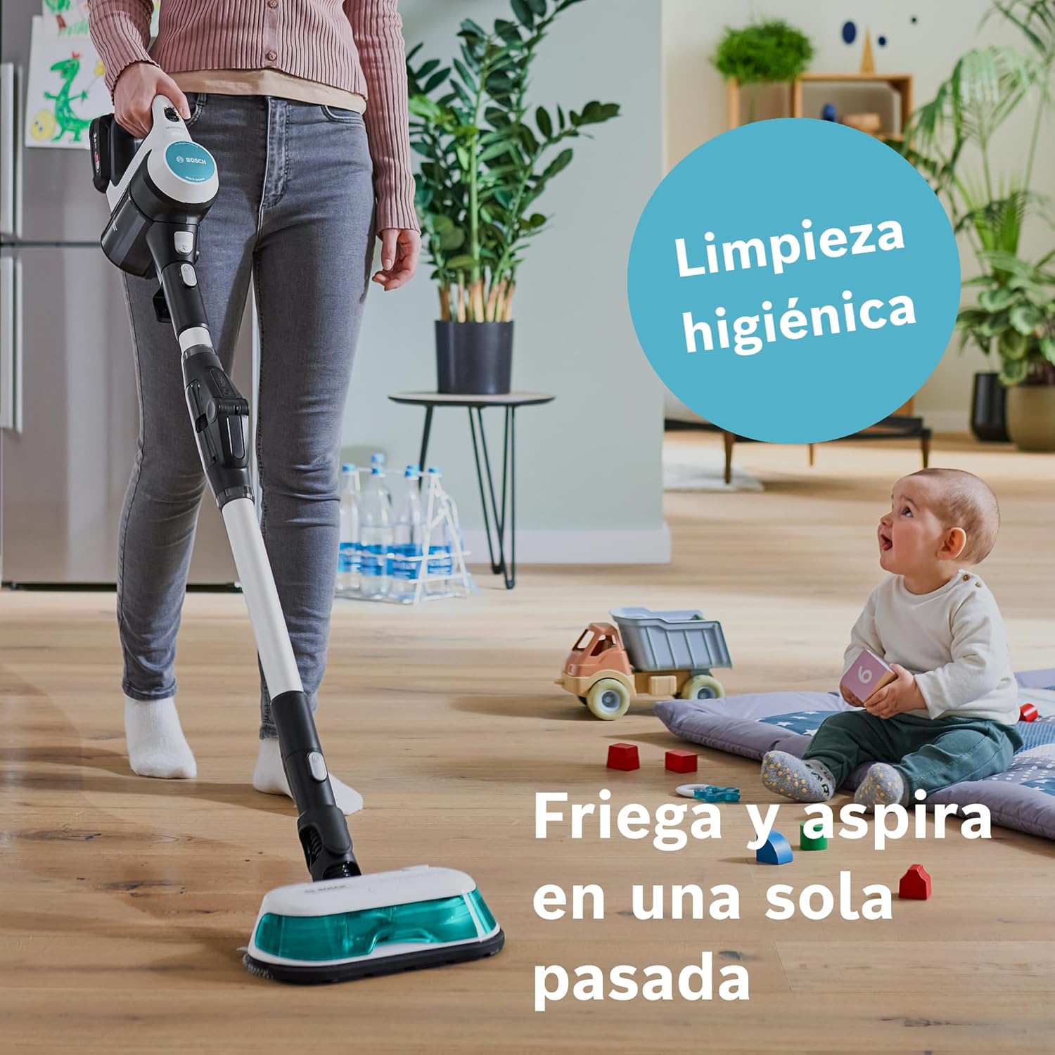 Thumbnail 2 de Bosch Unlimited 7 ProHygienic Aqua: Aspirador Sin Cable 🧹