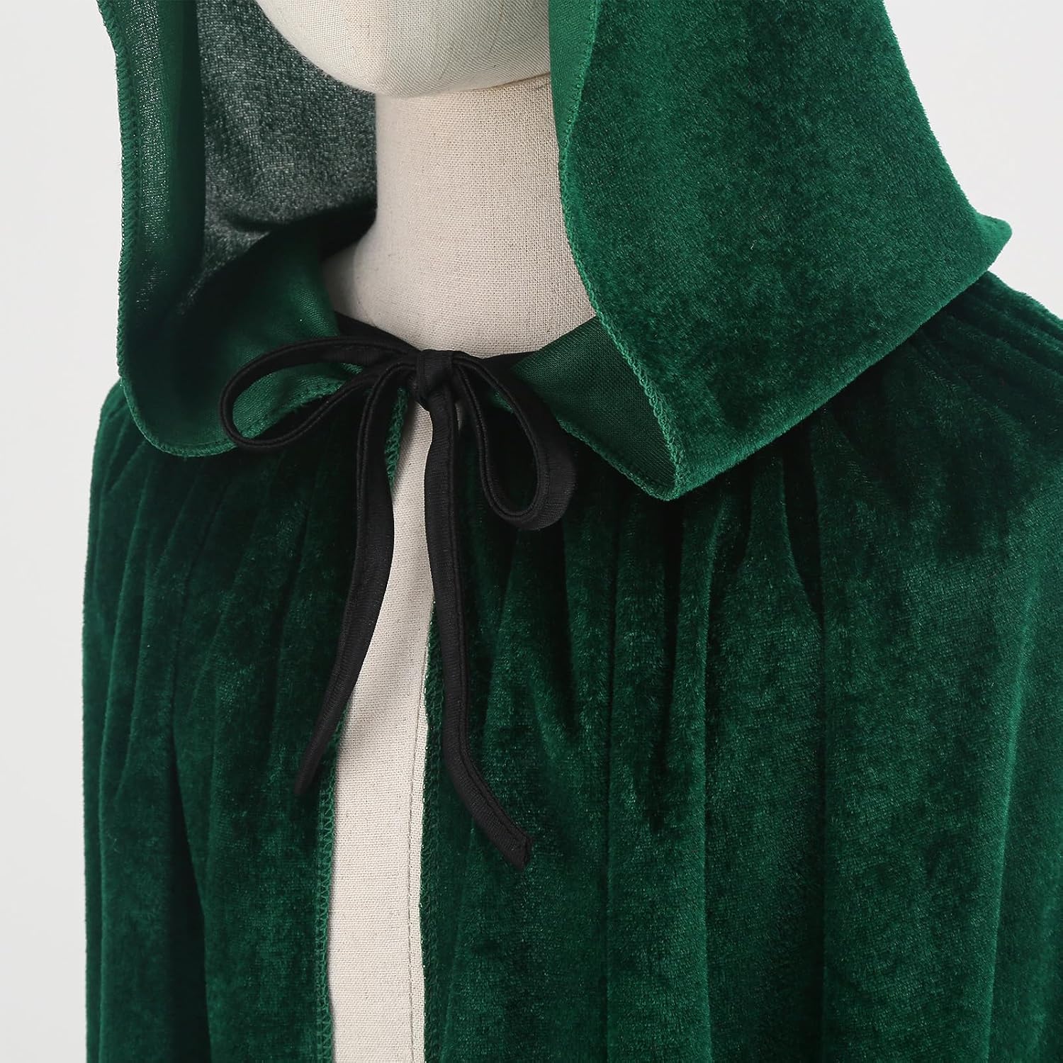 Thumbnail 5 de maxToonrain Velvet Hooded Cape 100cm Dark Green