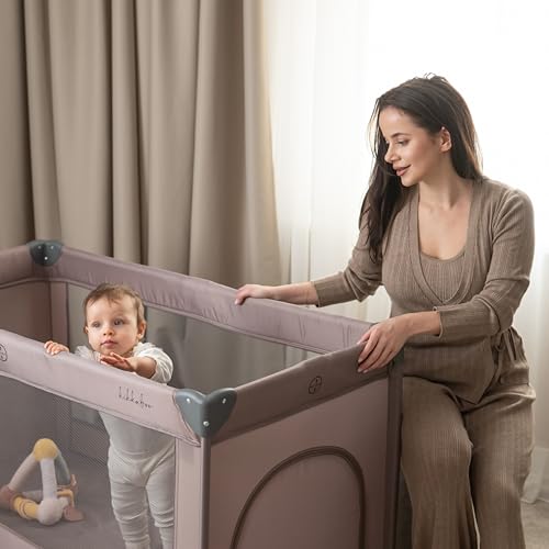 Thumbnail 7 de kikka boo KikkaBoo Cuna de Viaje SO Gifted 2026 (120x60 cm), parque plegable con bolsa y ventanas de malla