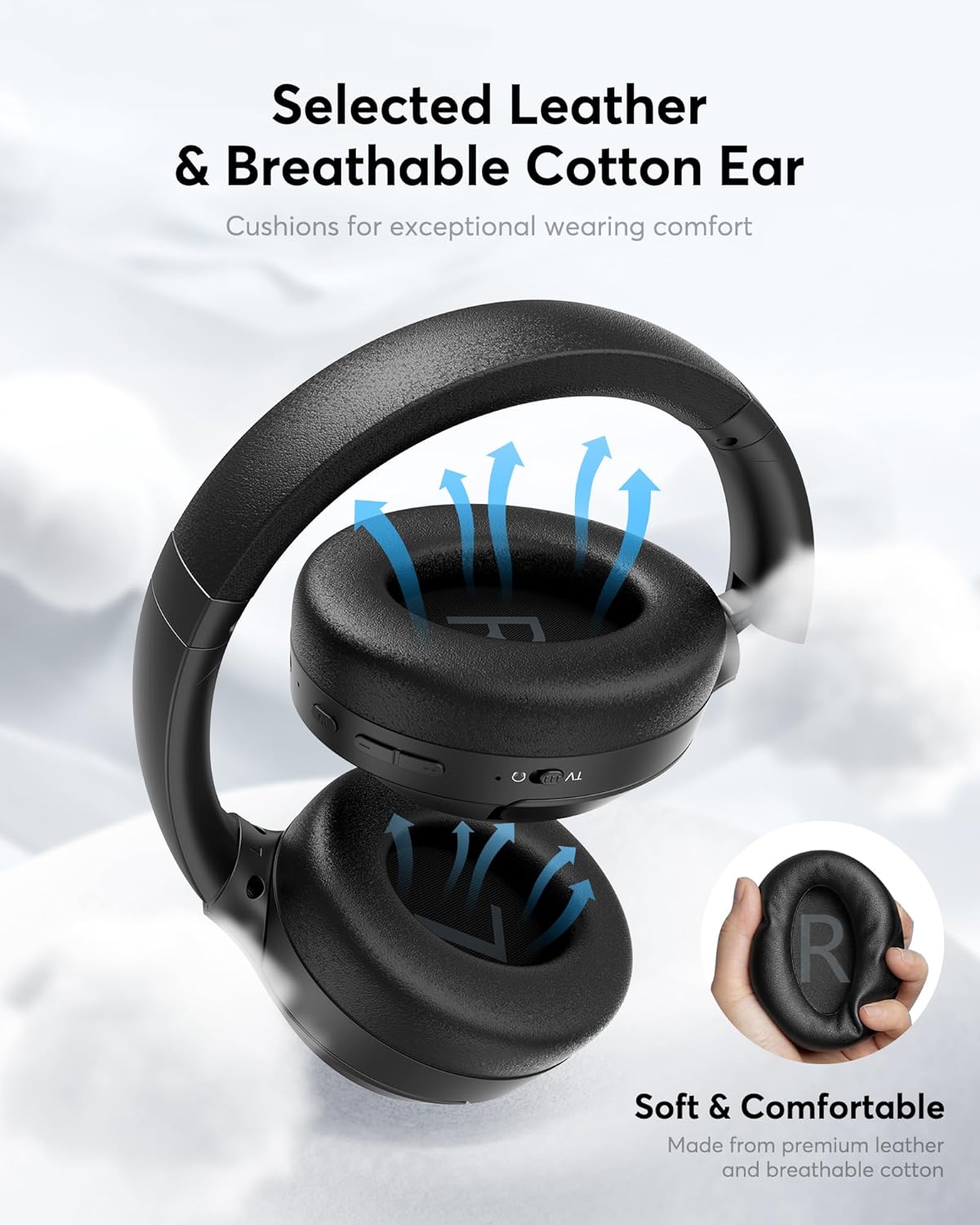 Thumbnail 4 de Doohoeek Wireless TV Headphones (AC141) with Bluetooth 5.3, Charging Dock & Digital Display