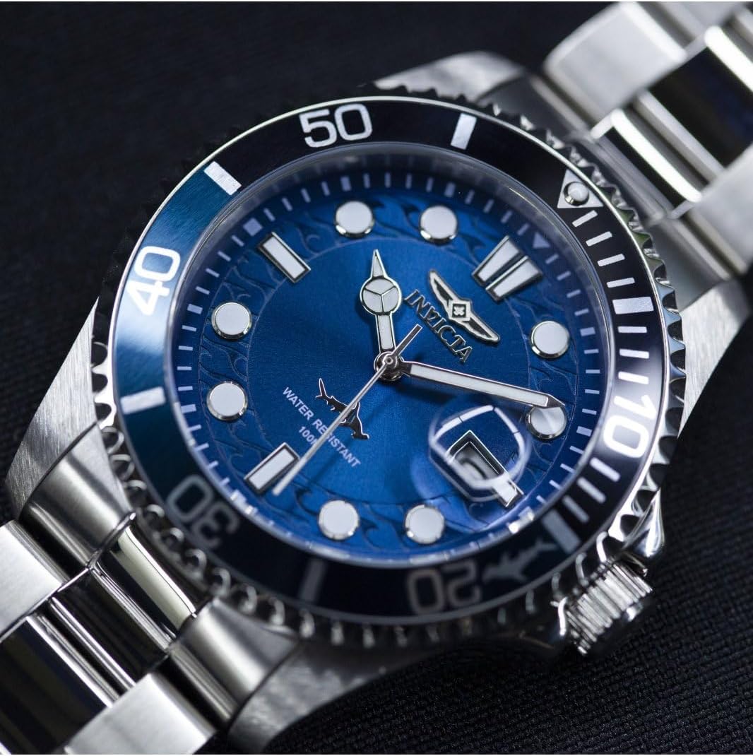 Detalle de Invicta Pro Diver Edelstahl Herren Quarzuhrwerk – 43 mm