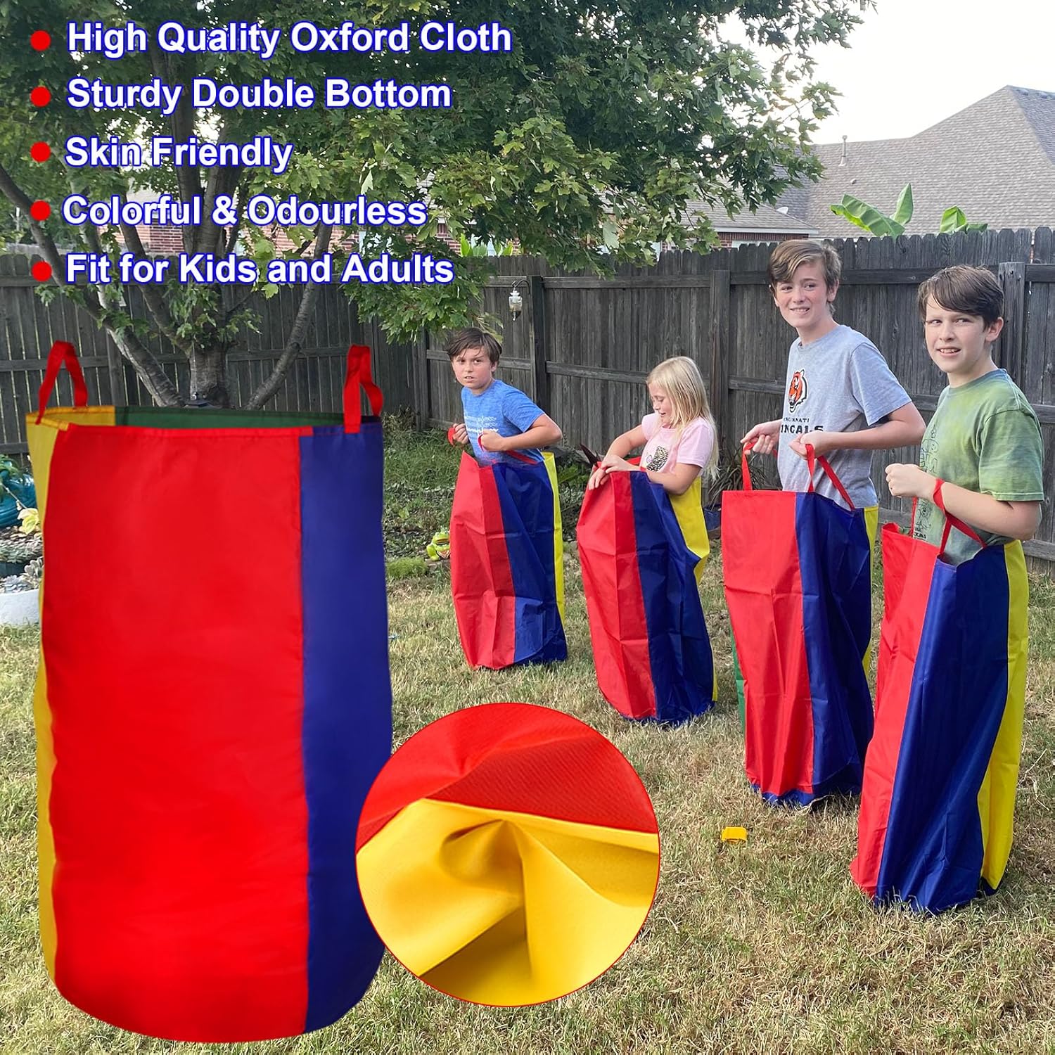 Detalle de CWLAKON Sports Day Kit: 24-Piece Outdoor Family Yard Games Set