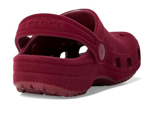 Detalle de Crocs Classic Velvet Clog T para niños (Morado) – Zuecos Unisex 19/20 EU