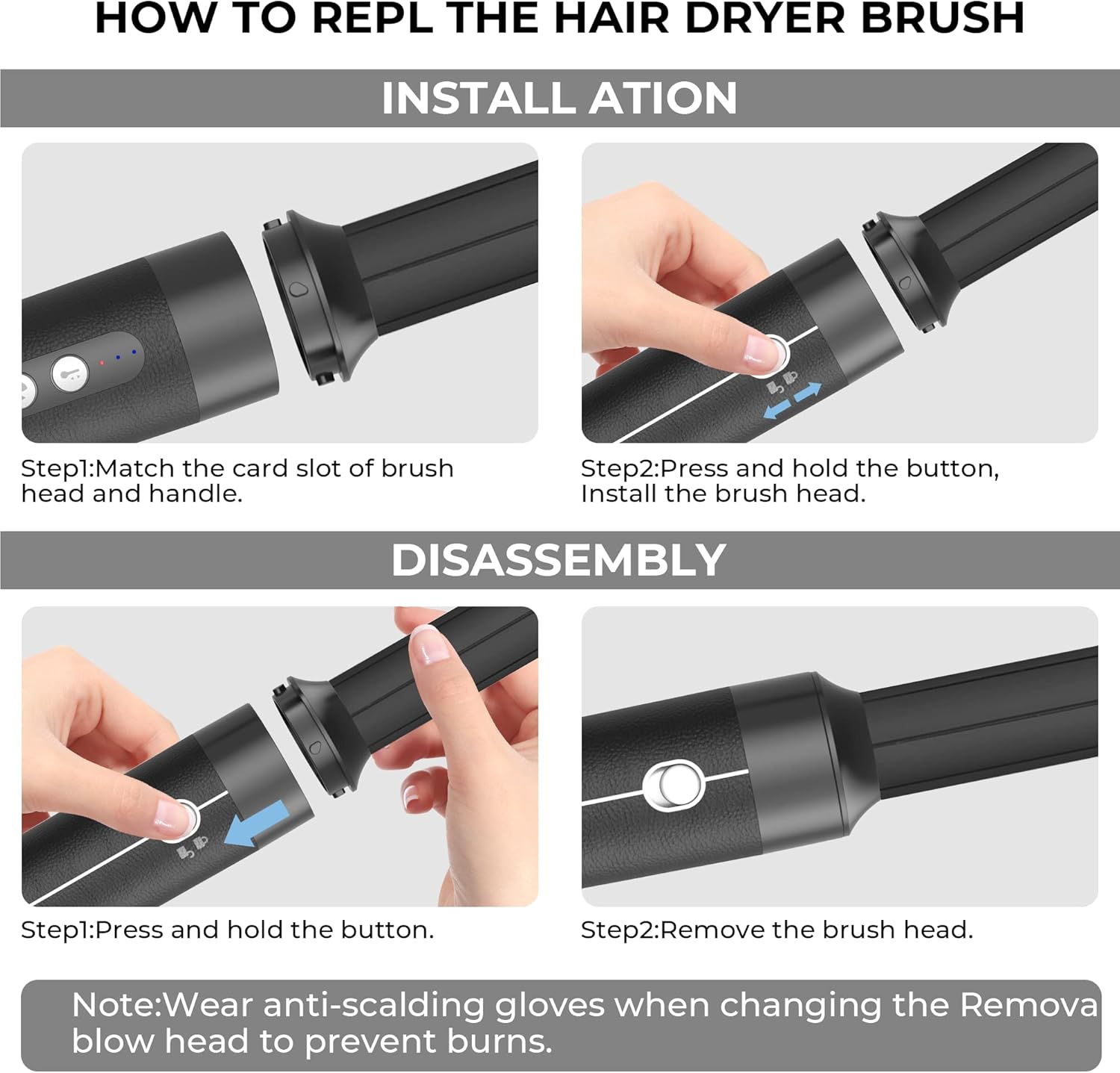 Thumbnail 6 de OKWRAP Airbrush 7 en 1 Seche Cheveux: polyvalence et soin pour cheveux à domicile