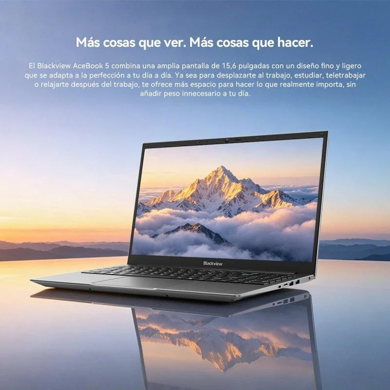 Detalle 2 de Blackview AceBook 5 15,6" – Intel Pentium Silver N6000, 8GB/256GB SSD, Windows 11 Pro