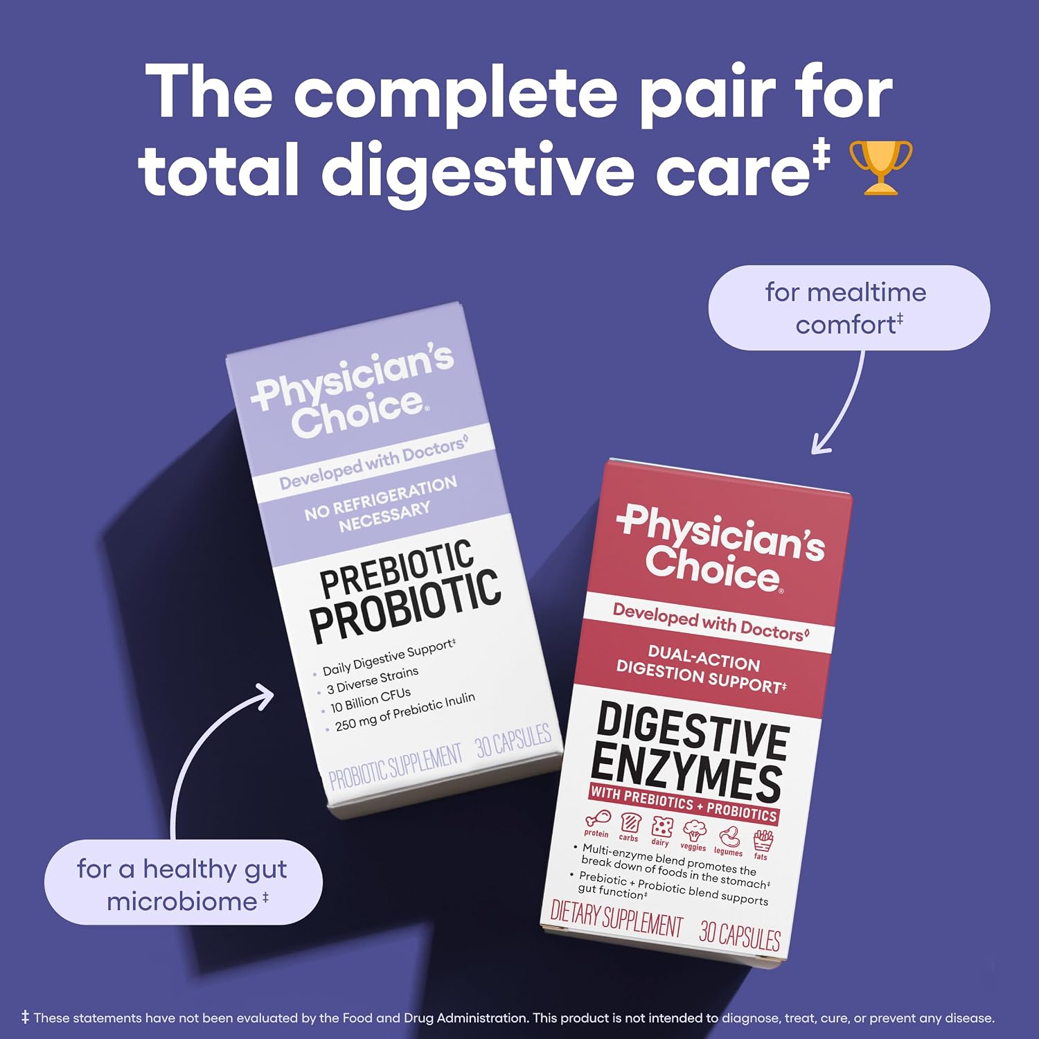 Thumbnail 6 de Physician's CHOICE Probiotic Supplement with 10 Billion CFU