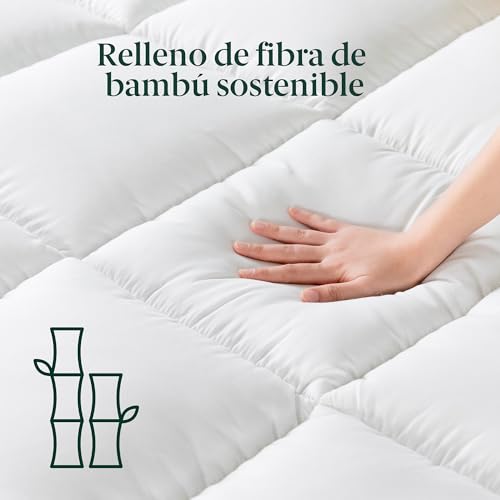 Detalle 1 de Zinus Topper 135x190 Sobrecolchón 5 cm transpirable