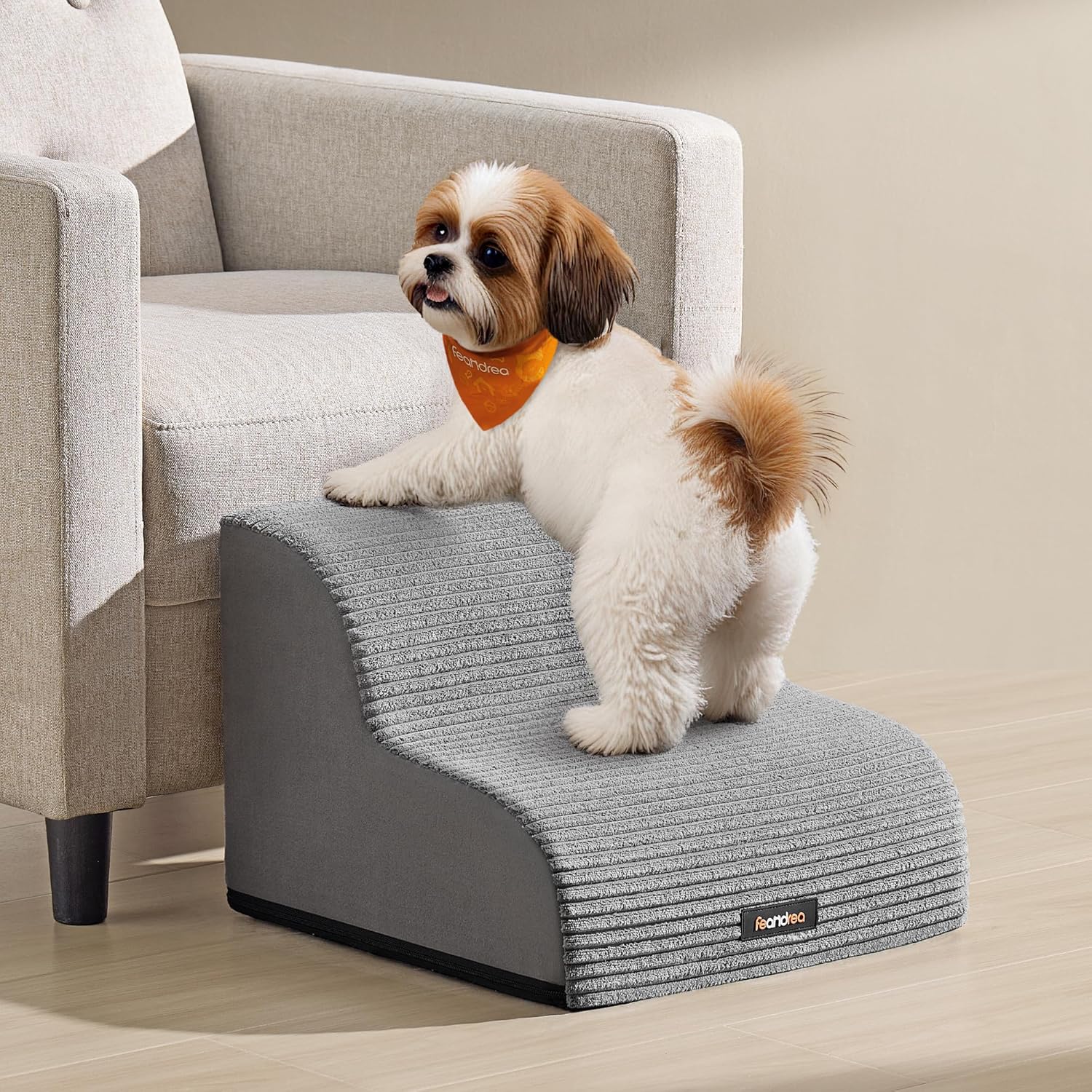 Thumbnail 1 de Feandrea PPS002G01 2-step dog stairs for sofa
