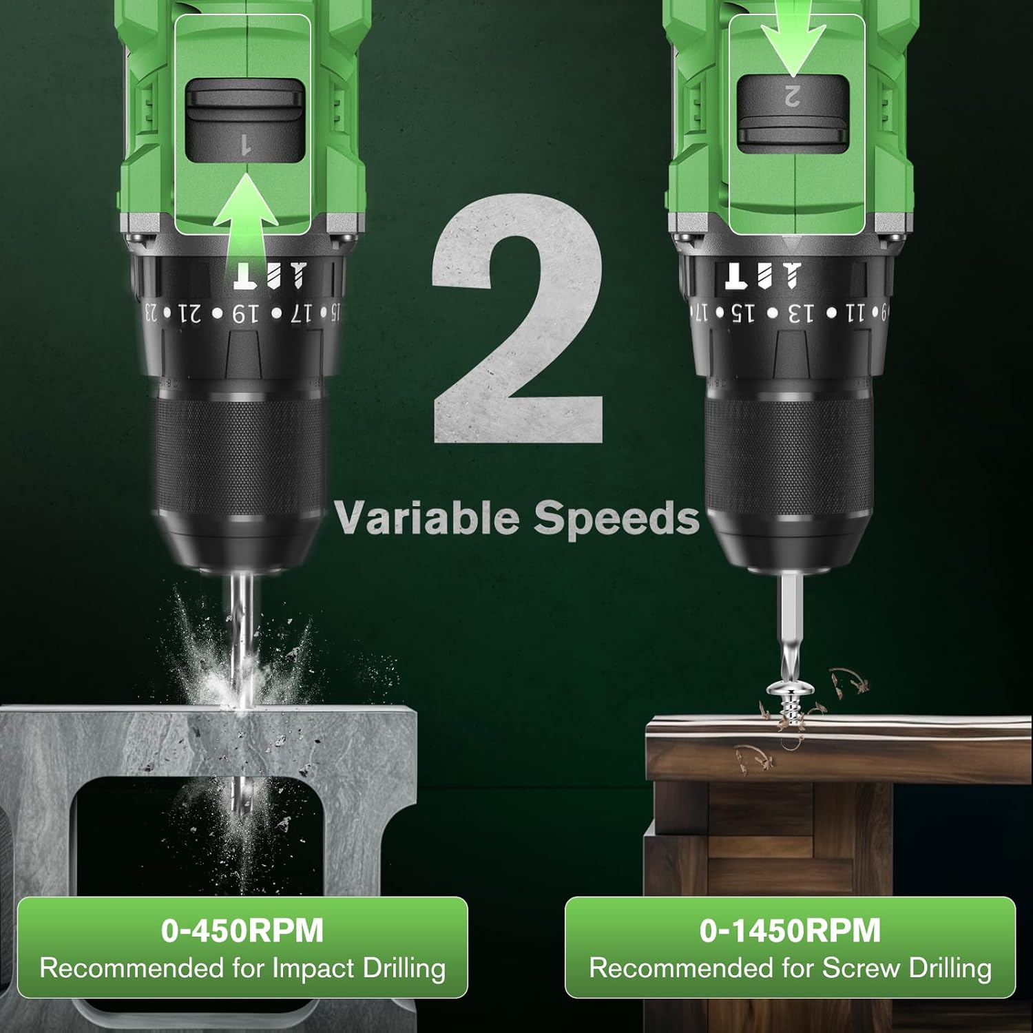 Thumbnail 6 de Ginour 21V Brushless Combi Drill 50Nm