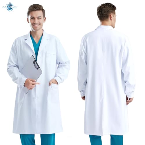 Detalle de COCREAZY Blouse Chimie Lycee – blouse laboratoire coton/polyester à 3 poches