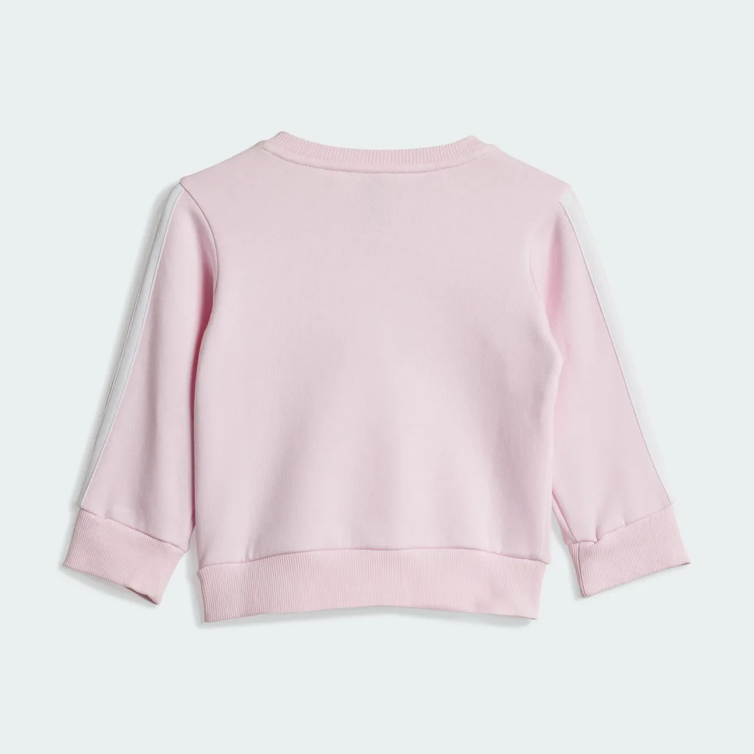 Thumbnail 2 de Conjunto Seasonal Essentials Tiberio Fleece 3 bandas (Bebé) de Adidas – Rosa