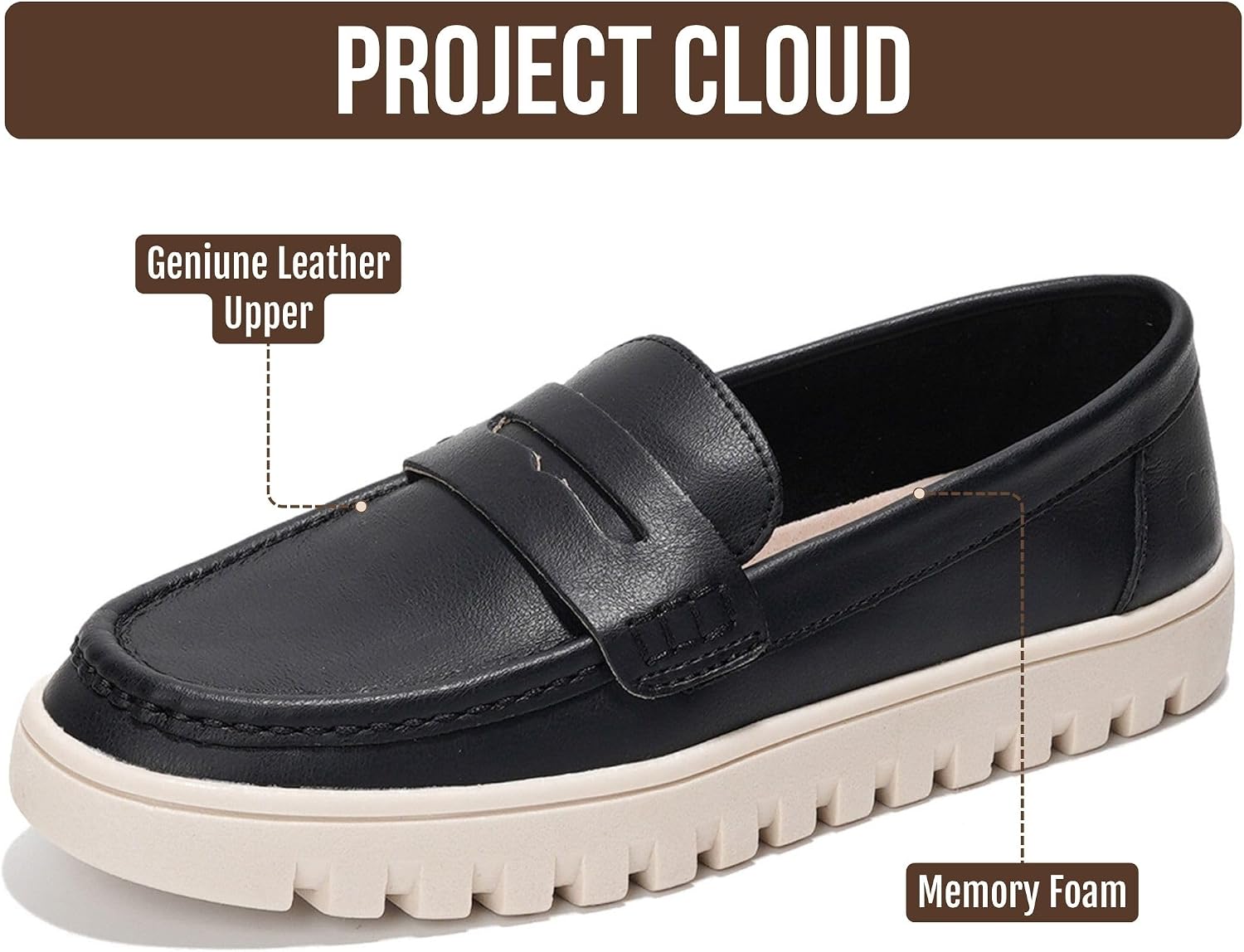 Thumbnail 1 de Project Cloud Filide1 leather loafers