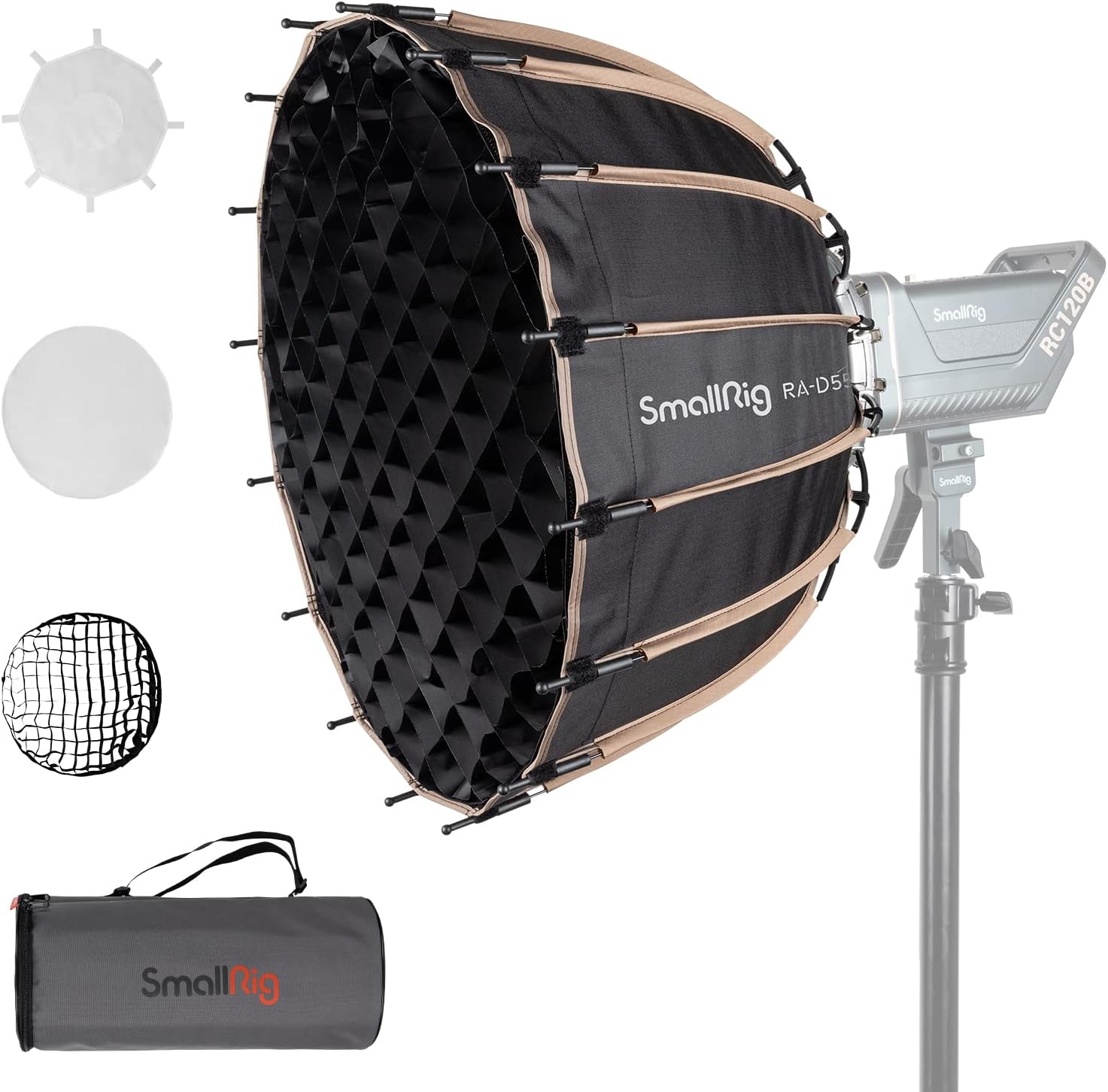 Detalle de SMALLRIG RA-D55 Parabolic Softbox 55 cm