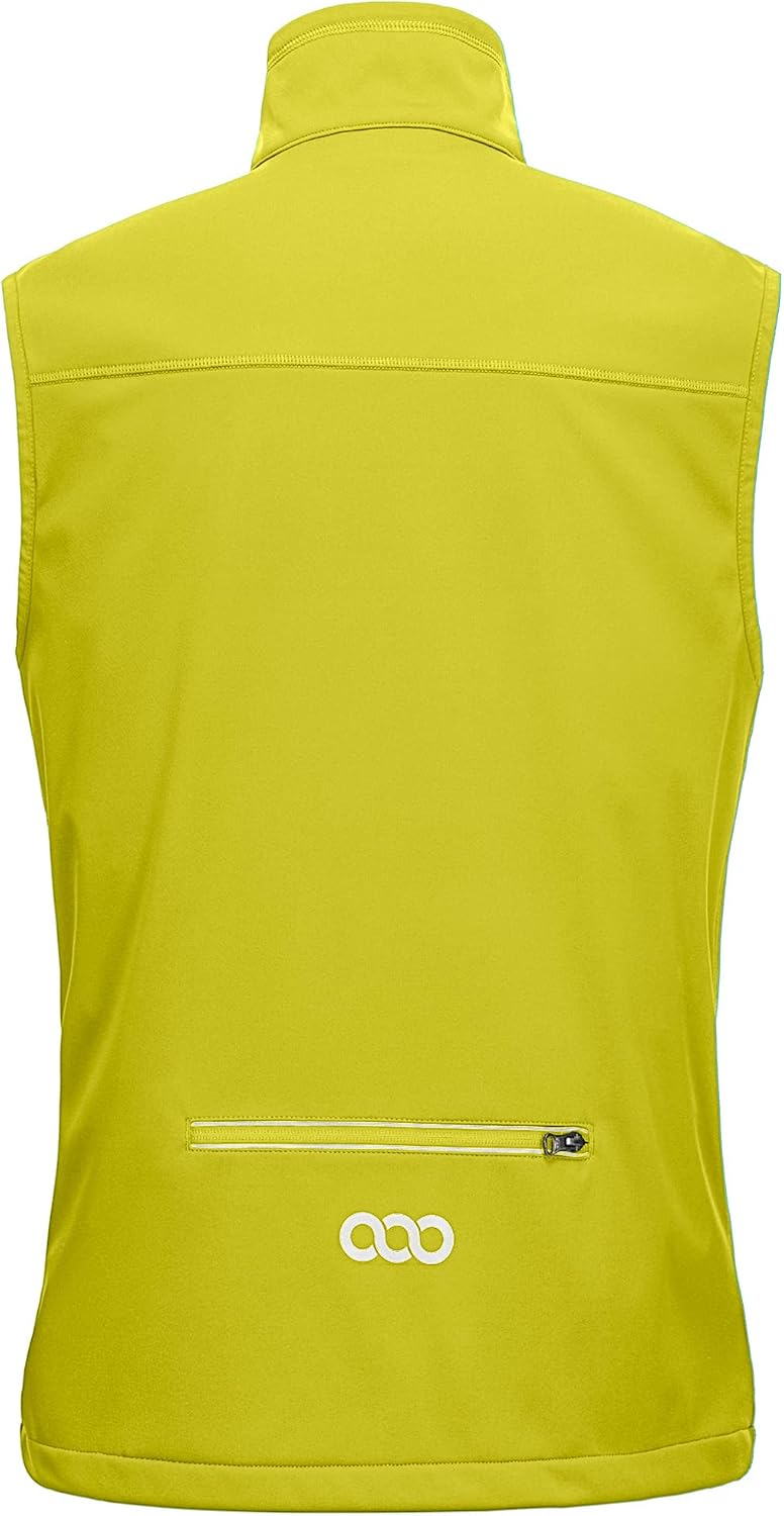 Detalle de 33,000ft leichte Softshell-Weste für Herren – wind- und wasserdicht, atmungsaktiv (Lauf-/Rad-/Outdoorweste)