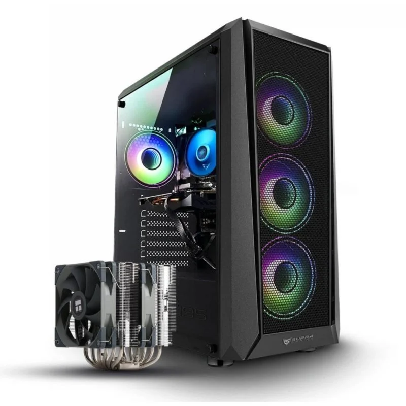 Detalle de PC RACING AMD Ryzen 5 7600X 16GB DDR5 2TB SSD RTX 5060 TI Windows 11 PRO