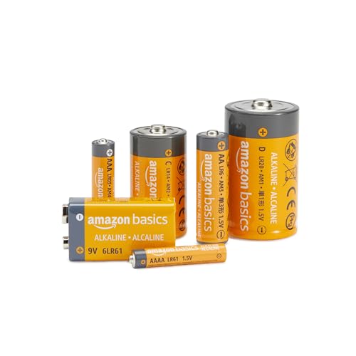Detalle de Amazon Basics – Paquete de 20 pilas alcalinas AA de alto rendimiento (1,5 V) con vida útil de 10 años