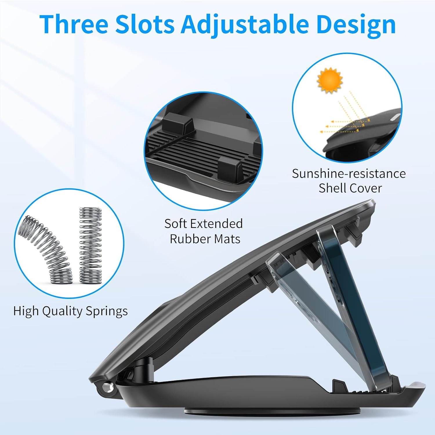 Detalle 2 de APPS2Car GPS02 Dashboard Sat Nav Mount, Folding Shell and 3M Adhesive Base