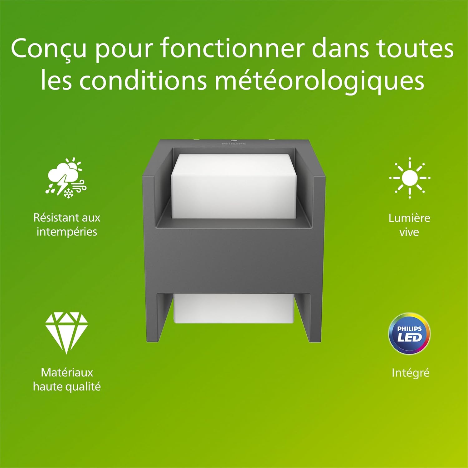 Thumbnail 2 de Philips Arbour Applique Murale Extérieure LED 6W