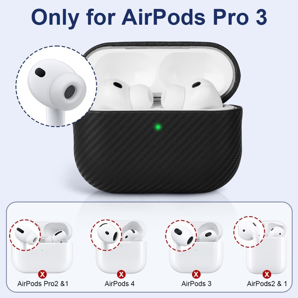 Thumbnail 1 de AOOSU Coque AirPods Pro 3 2025 cuir LED
