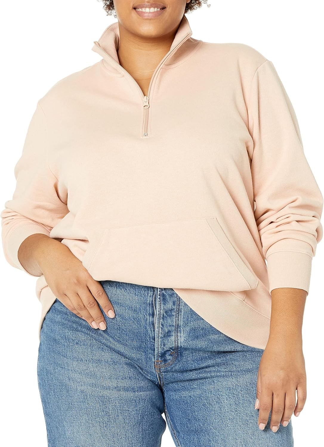 Thumbnail 5 de Amazon Essentials Women's Long-Sleeve Fleece Quarter-Zip Jumper (Available in Plus Sizes)