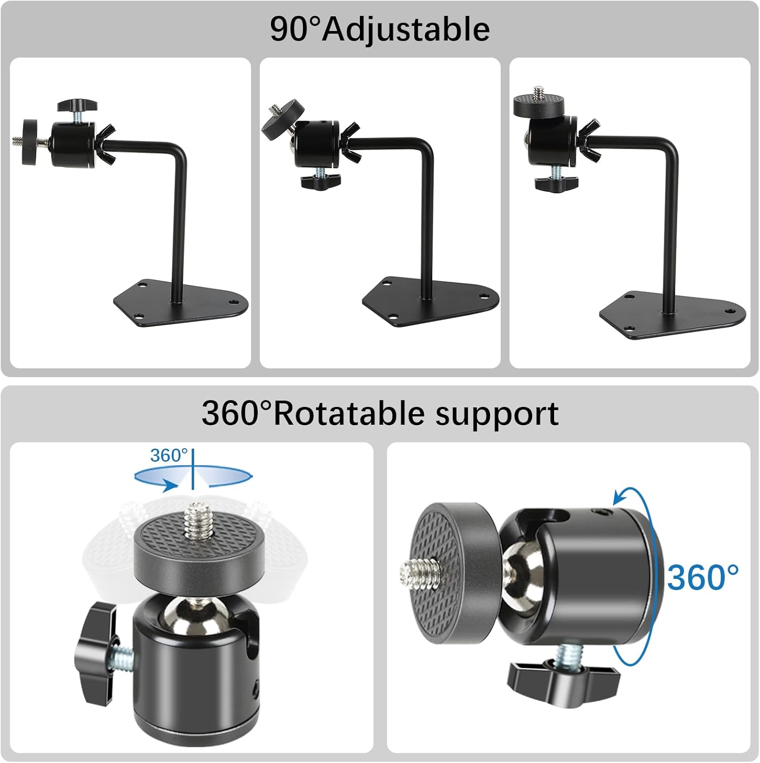 Thumbnail 4 de Folgtek Pack of 5 Camera Mounts Kit