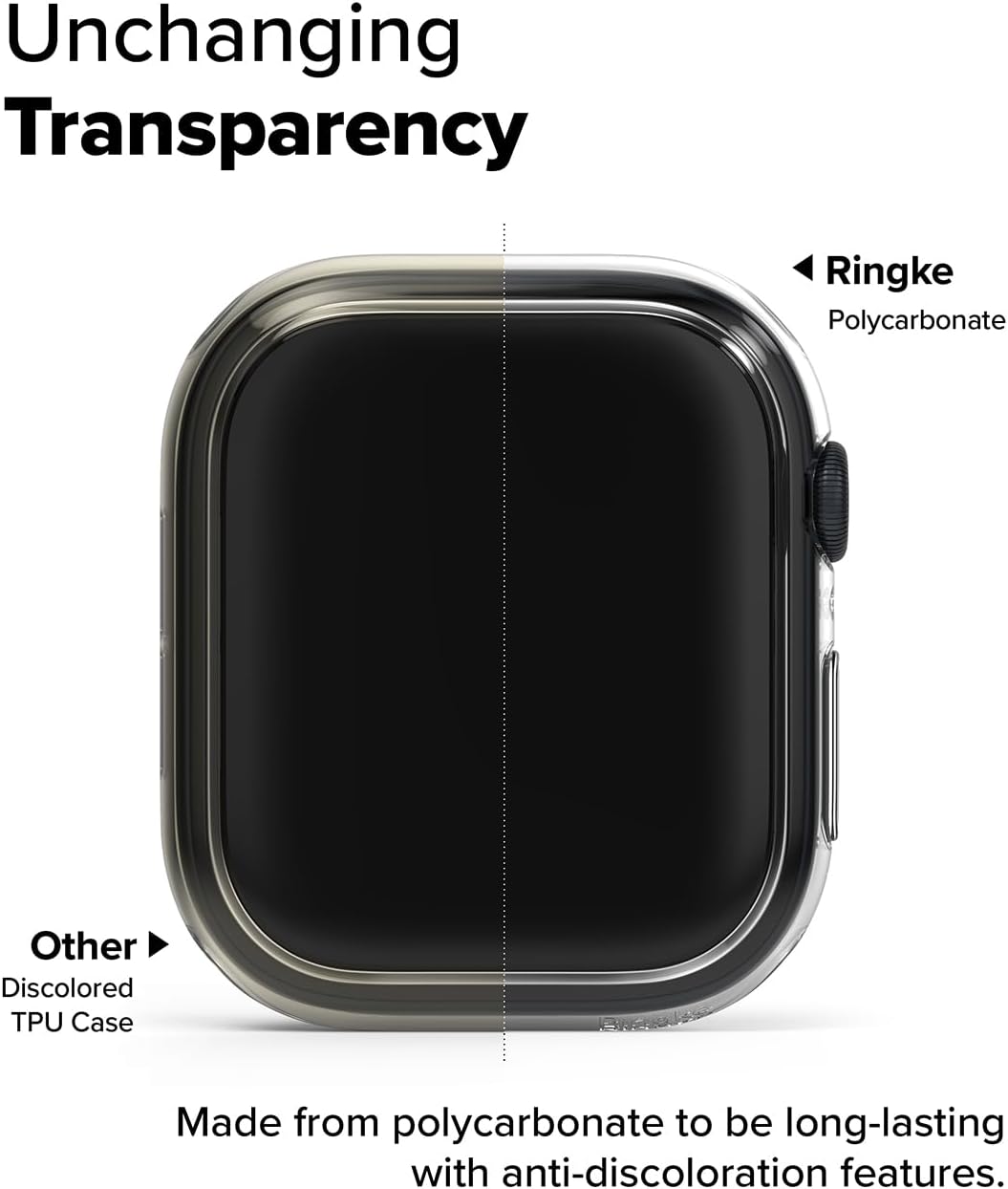 Thumbnail 4 de Ringke Slim for Apple Watch 42mm Case (Series 11/10) – 2 Pack, Clear & Dark Gray