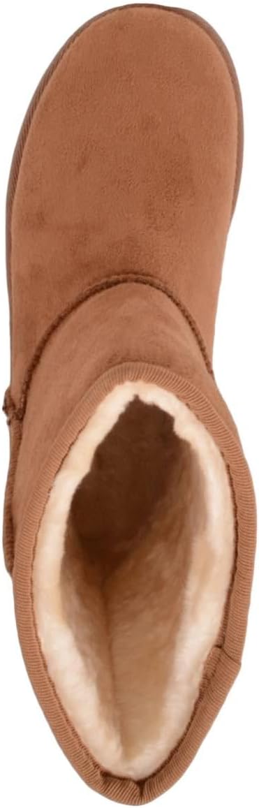 Detalle 2 de Absolute Footwear Childrens Easy Slip On Faux Fur Mid Calf Winter Boots