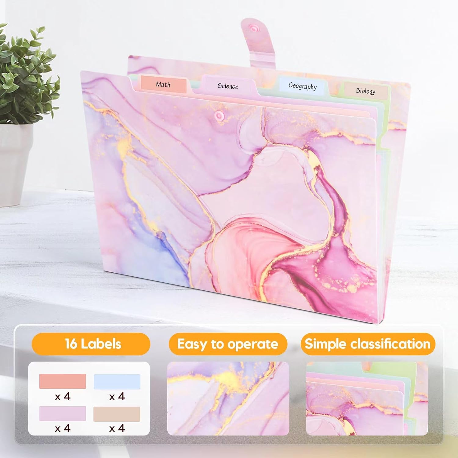 Thumbnail 1 de Dokumentenmappe Expandierbar mit 5 Fächern – Fächermappe für A4 von DF10-PKPE