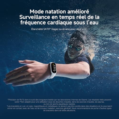 Thumbnail 18 de XIAOMI Smart Band 10 - Bracelet Connecté, autonomie 21 jours, écran AMOLED 1,72" et suivi santé