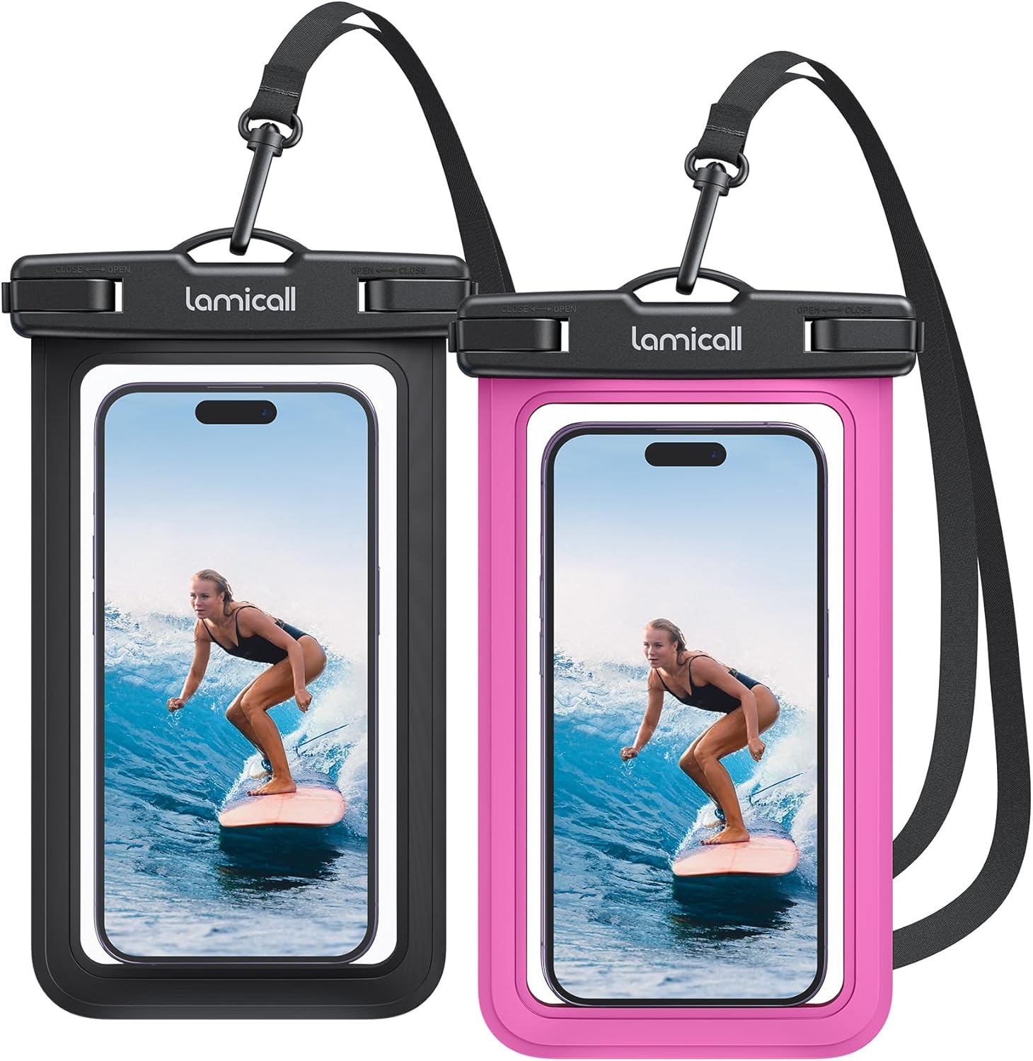 Detalle de Lamicall Waterproof Phone Pouch, 7-Inch