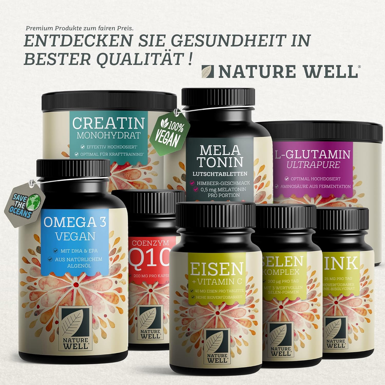 Thumbnail 3 de Koffeintabletten 365x – 200 mg Koffein pro Tablette (Vorrat für 365 Tage) – 100% vegan