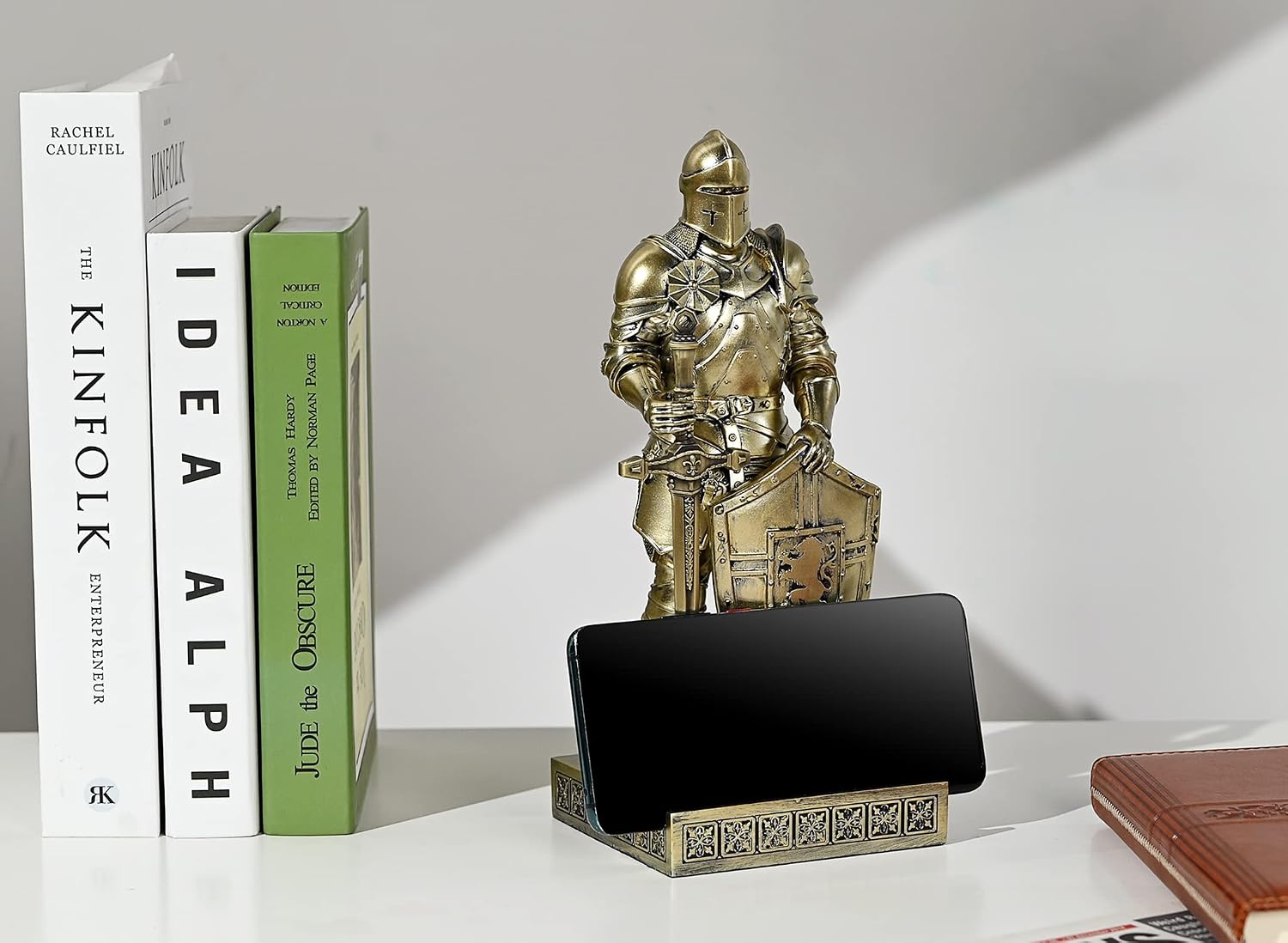 Thumbnail 5 de HDMbigmi King's Guard Ritter-Statue – Bronze Desktop-Ständer, Stifthalter und Briefbeschwerer