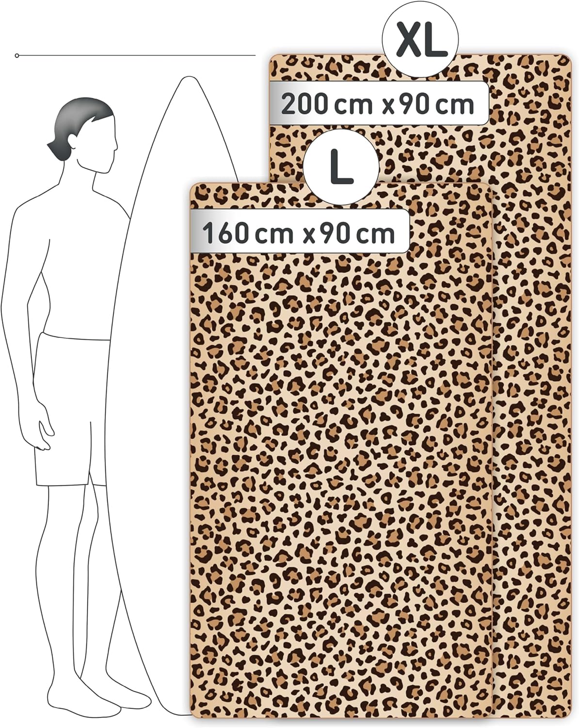 Thumbnail 3 de Fit-Flip Strandtuch XXL aus Mikrofaser – leicht, schnelltrocknend und recyceltes Strandhandtuch (160x90 cm)