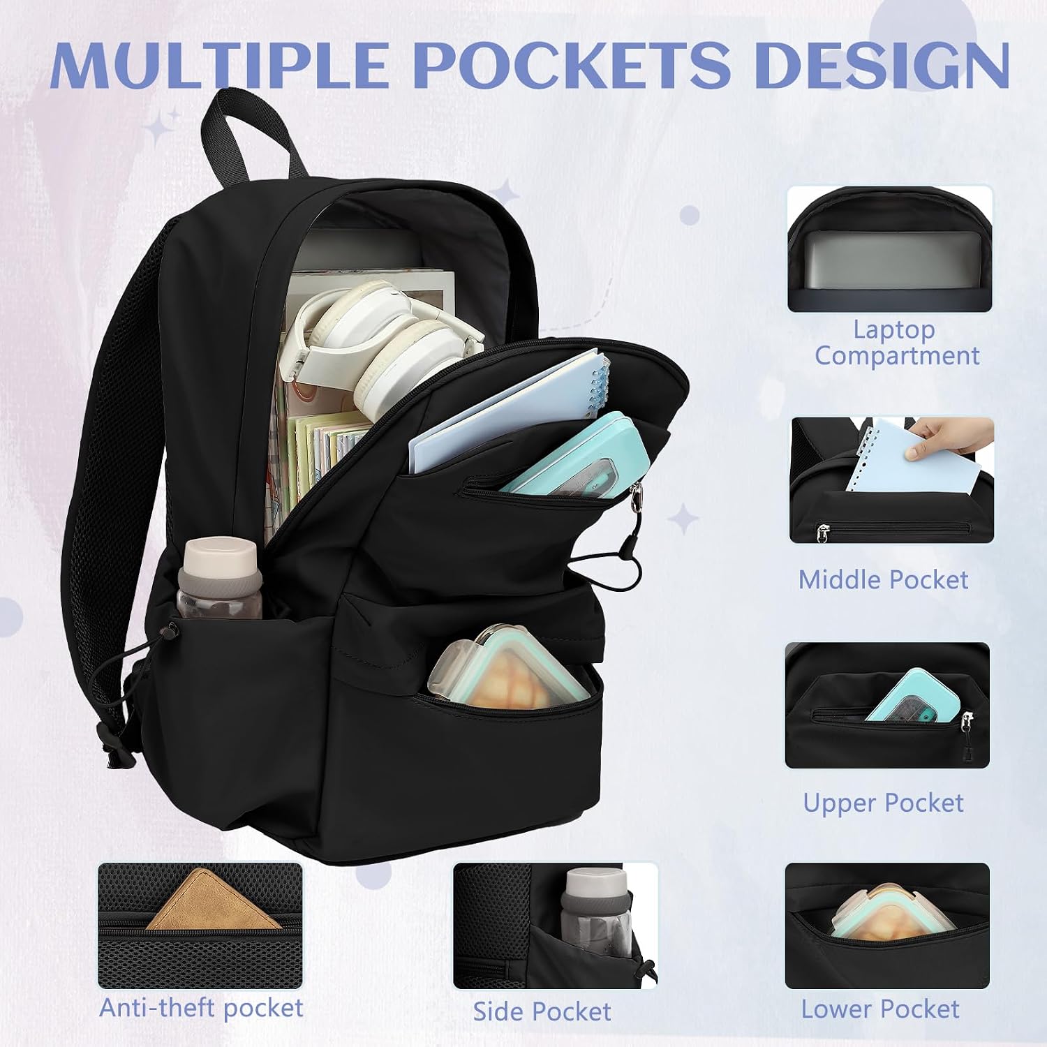 Thumbnail 3 de VelChic School Bag 15.6 Inch Laptop