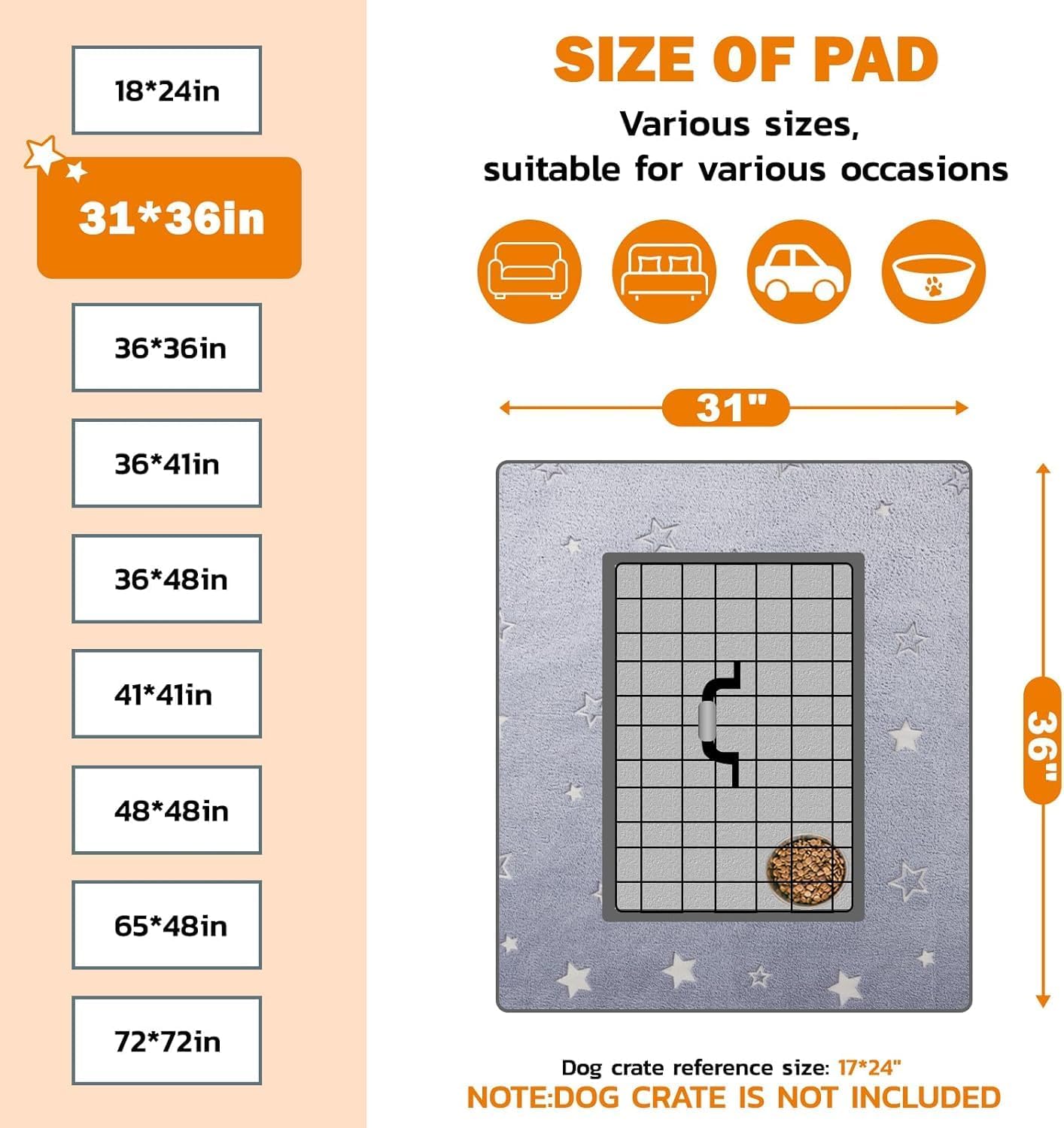 Thumbnail 6 de Washable Puppy Pads 2-Pack (50x70cm) – Fast Absorption, Waterproof & Non-Slip Training/Whelping Pads