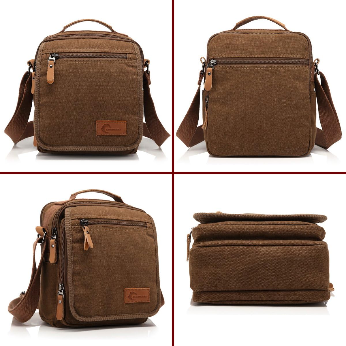 Detalle 2 de CHEREEKI canvas shoulder bag for 10 inch