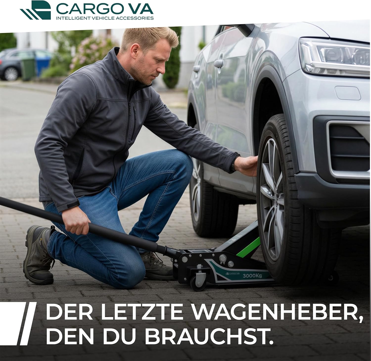 Thumbnail 4 de Hydraulischer Wagenheber CargoVA 3T PRO (75–505 mm) TÜV & GS zertifiziert