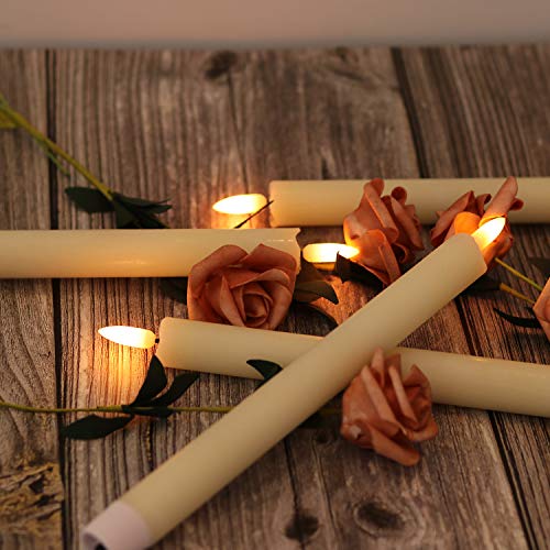 Thumbnail 2 de Eldnacele LED Stabkerzen mit Timerfunktion – 6er Set inkl. Fernbedienung