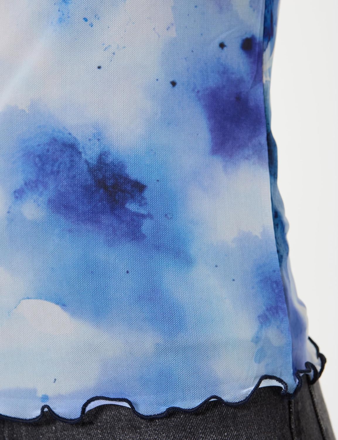 Thumbnail 3 de Desigual Blouse Donna: top tie-dye slim con collo rotondo e maniche corte
