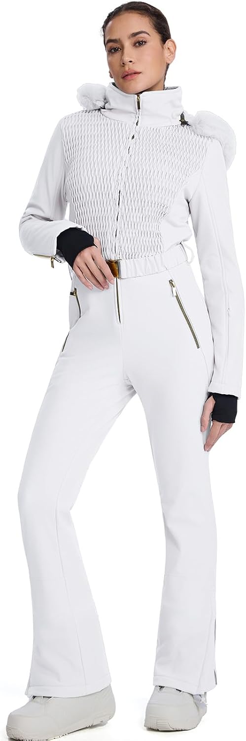 Thumbnail 4 de HOTIAN Damen Einteiler Skioverall Snowboardanzug