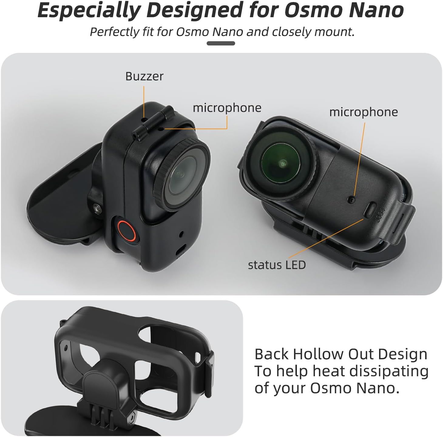 Thumbnail 5 de HAFOKO Osmo Nano Hat Brim Clip 360°